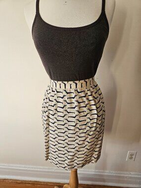 Vintage Caroline Charles London Dachshund Skirt knee length XS/XXS